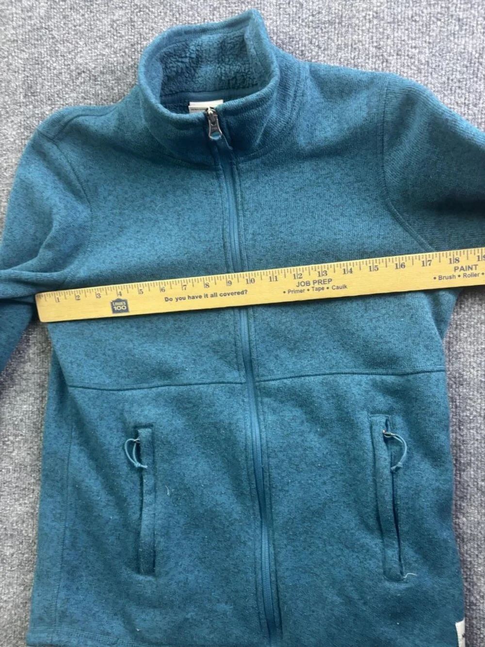 The‎ North Face Crescent Jacket Womens Medium Blue Fleece Full Zip Pockets